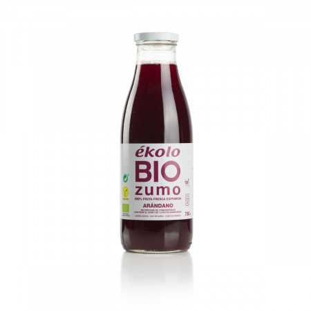 Zumo de ARÁNDANOS Ecológico 100% exprimido 2