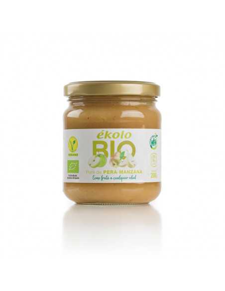 Puré de Pera y Manzana ecológicos