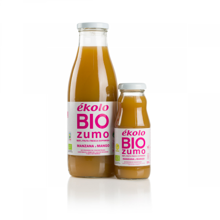 Zumo de MANZANA MANGO Ecológico, 100% exprimido