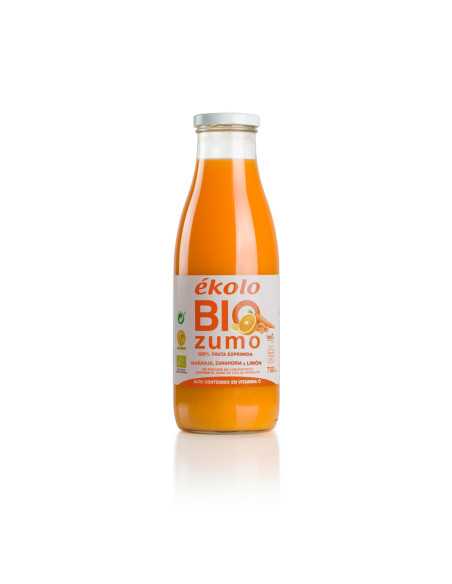 Zumo de NARANJA Y ZANAHORIA Ecológico 100% exprimido