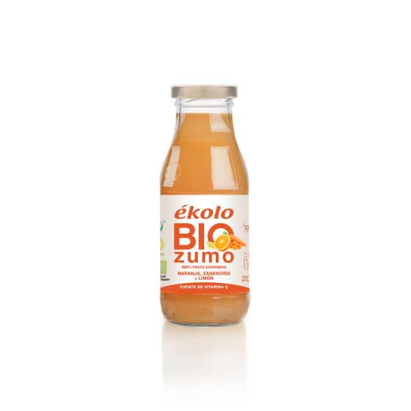 Zumo de NARANJA Y ZANAHORIA Ecológico...